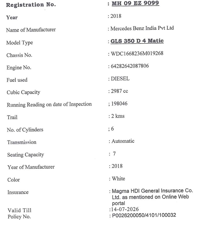 SUV CAR Mercedes benz india pvt ltd for sale in PUNE Pune — photo 5