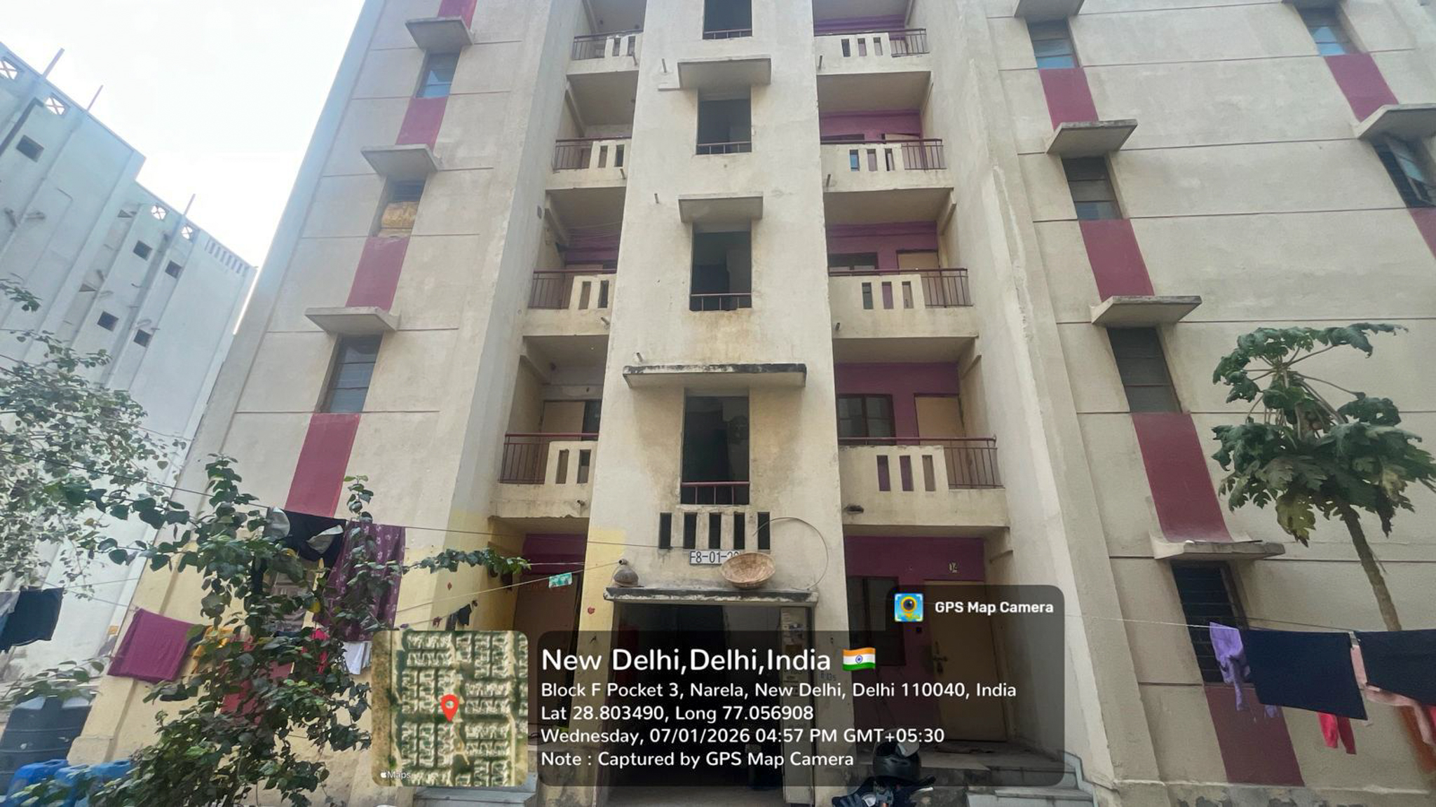 472 square feet Flat for sale in Narela New Delhi — photo 1