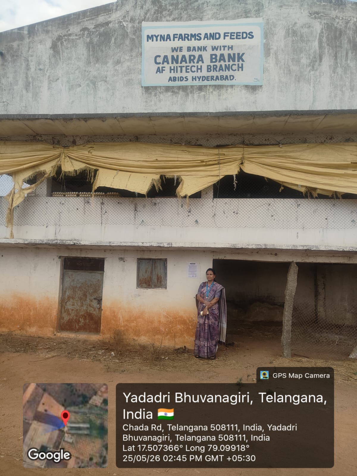 All that part and Parcel of Land  along with poultry sheds for sale in Chada village, Motakondur Mandal, Yadadri Bhuvanagiri Yadagirigutta — photo 1