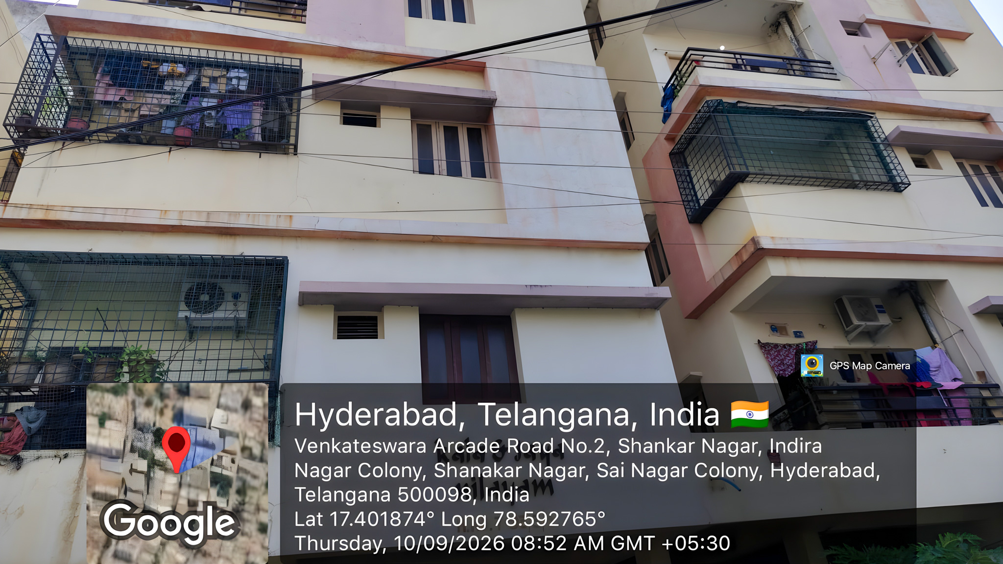 813 square feet Flat for sale in KALA AND JAYA NILAYAM, SHANKAR NAGAR, PEERZADIGUDA VILLAGE AND MUNICIPAL CORPORTAION, MEDCHAL MALKAJGIRI DIST Hyderabad — photo 3