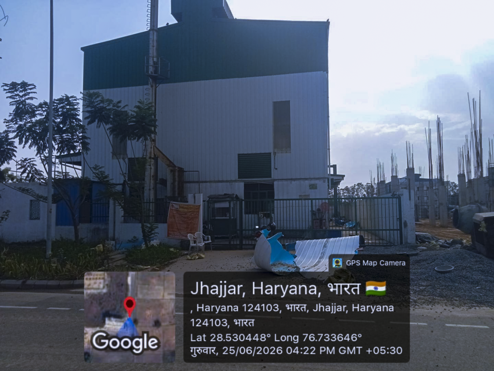 1137.53 square meter Industrial Plot with Factory Building for sale in Reliance Model Economic Township (MET) Village-Sheojipura, Tehsil Badli, District- Jhajjar, Haryana. Jhajjar — photo 2