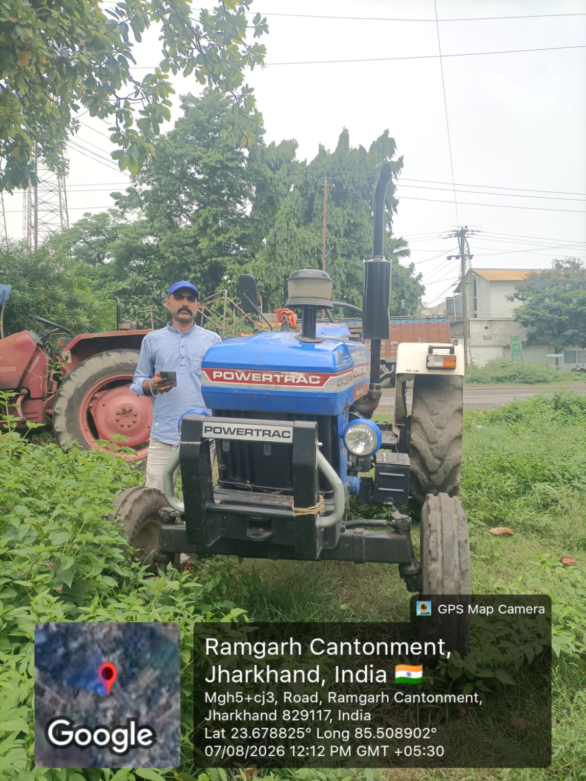 2024 Powertrac 434 DS Tractor 25000 km 2 years for sale in M. R. SONS MOTOR Chitar Pur — photo 2