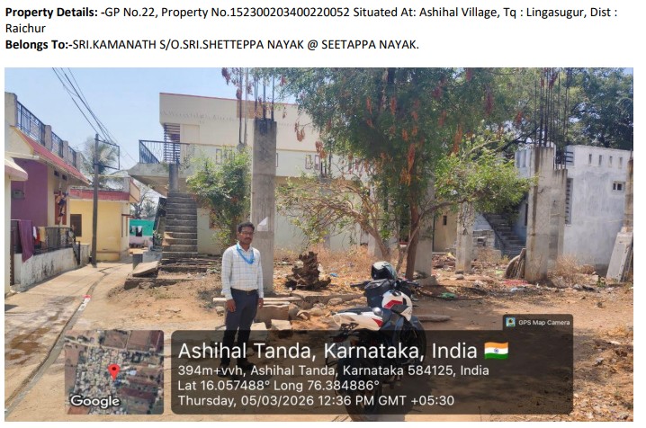 125.22 square meter Individual House for sale in ashihal tanda, lingasugur Mudgal
