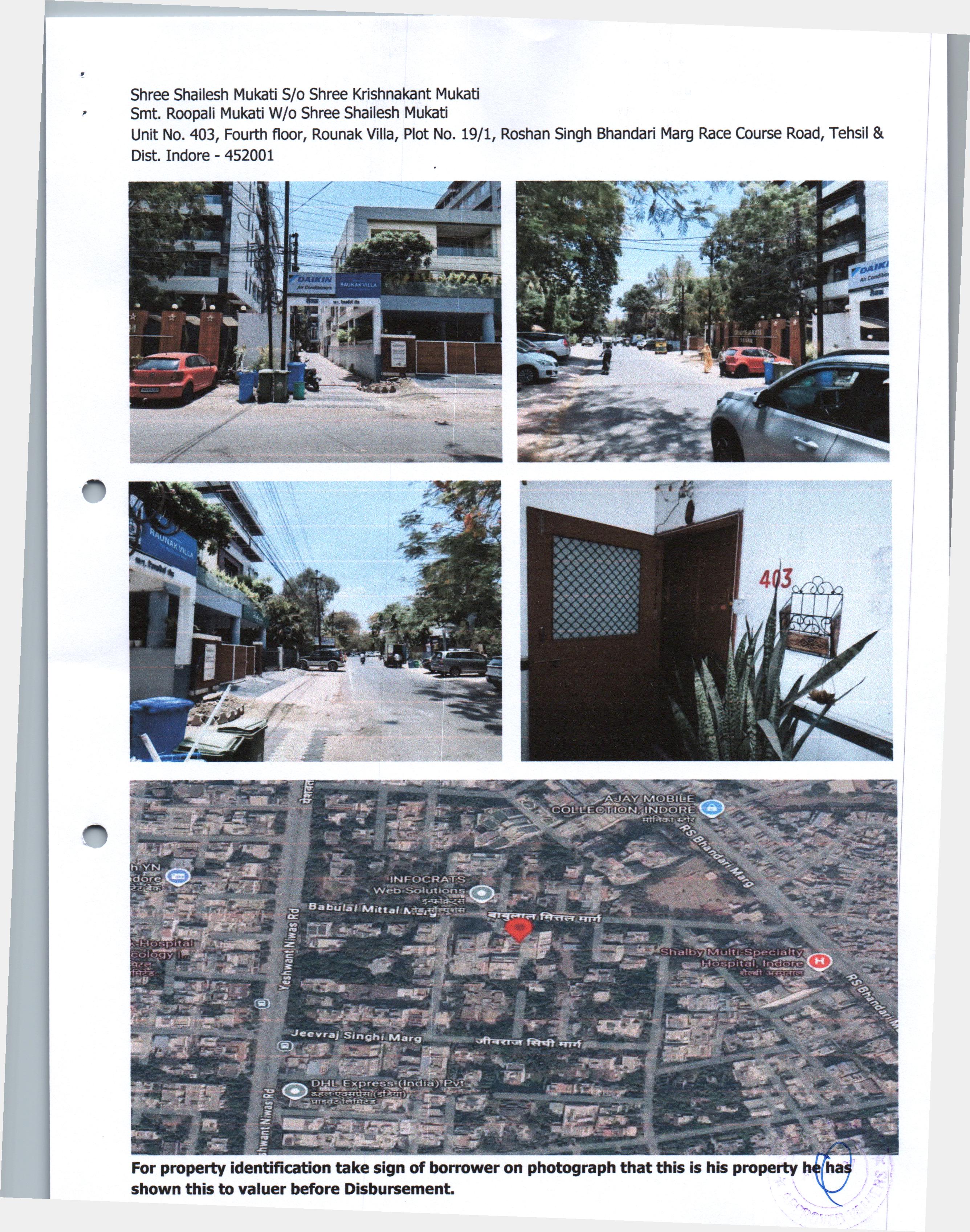 1096.2 square feet Flat for sale in Rounak villa Indore