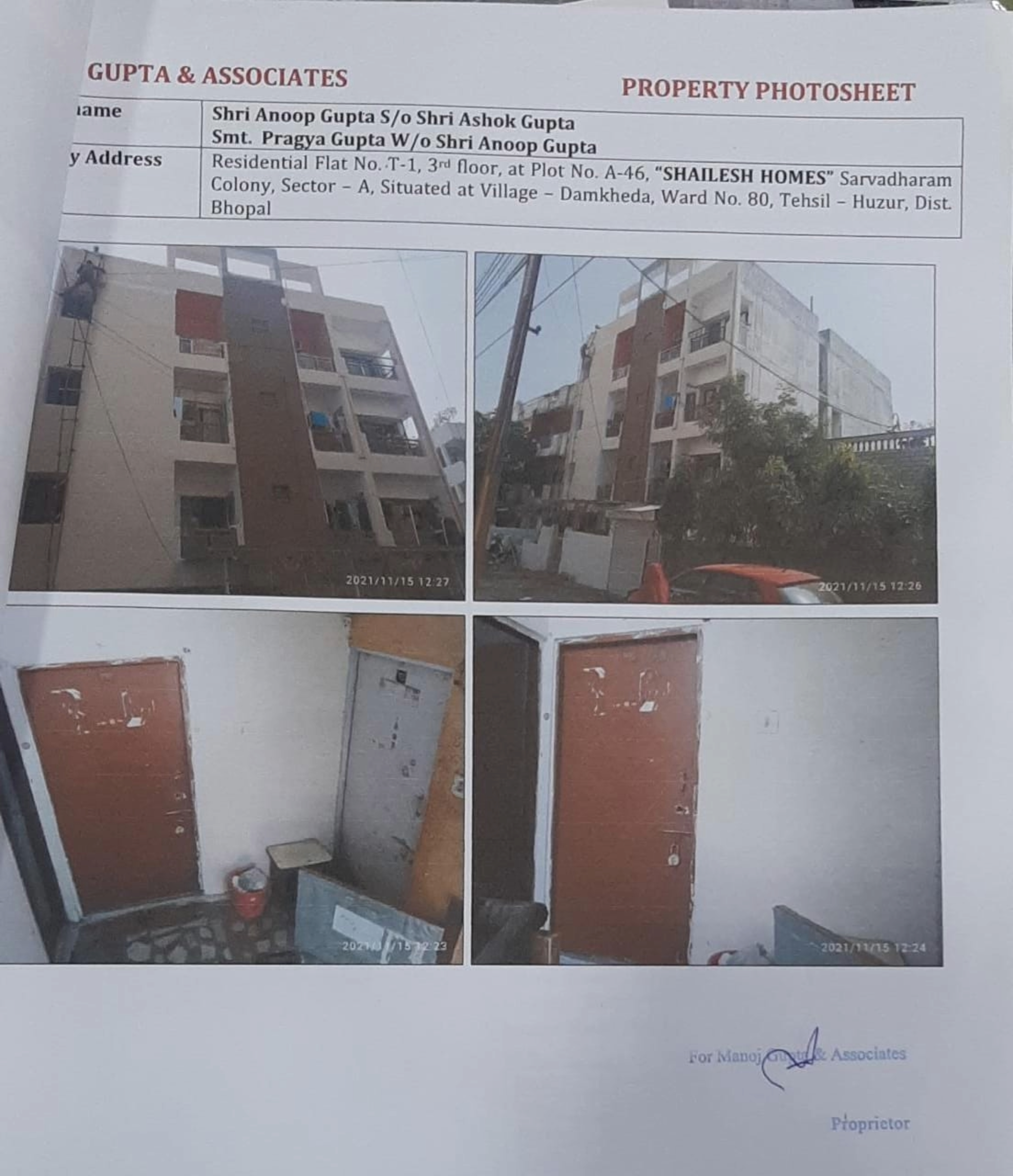 3 BHK Flat for sale in SHAILESH HOMES, KOLAR ROAD BHOPAL Bhopal — photo 1