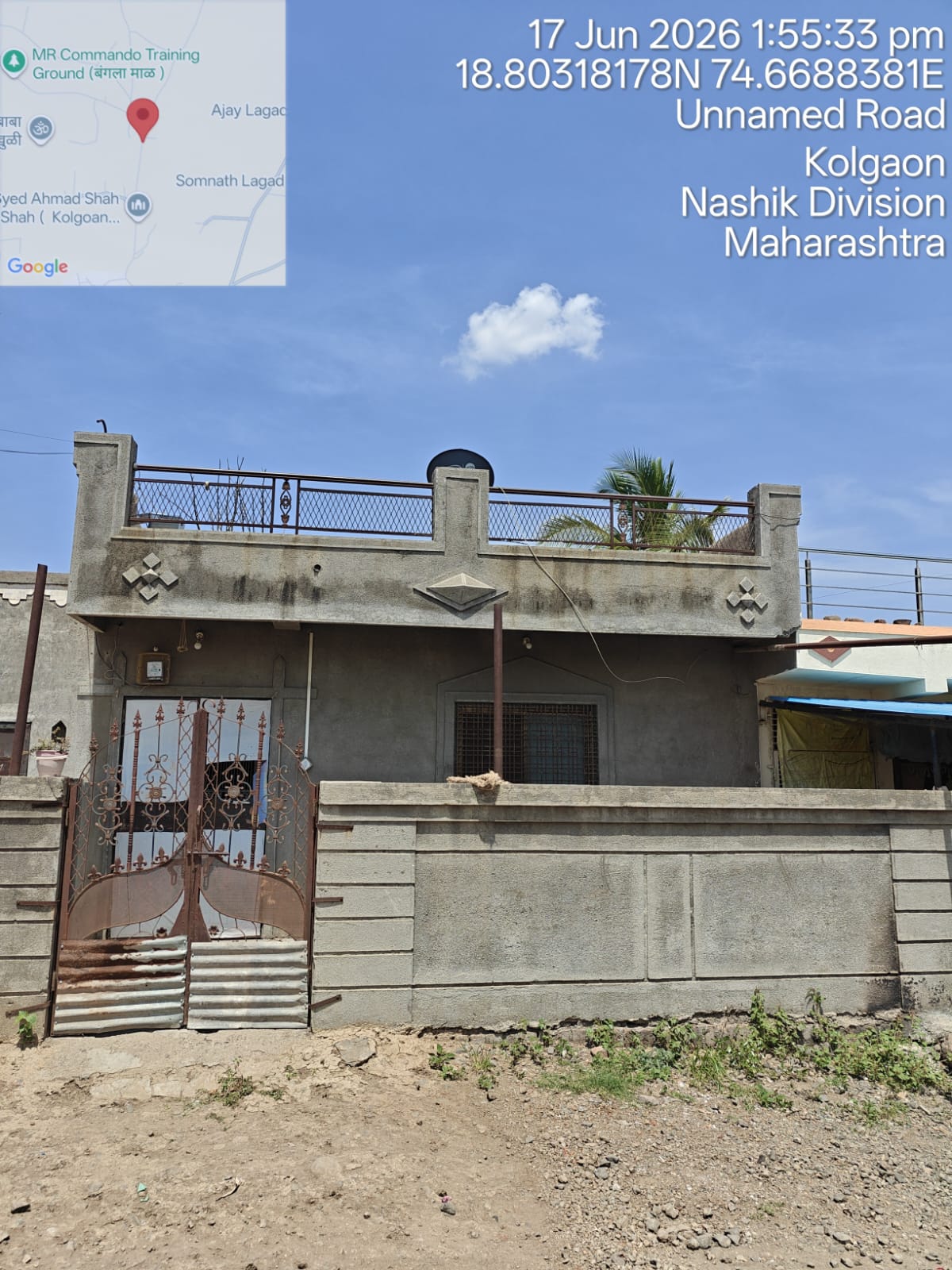 363 square feet Individual House for sale in KOLGAON Ahmednagar