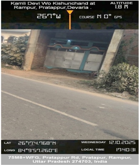 1506 square feet Individual House for sale in Mauja Rampur Tappa Baluwan, P-SM Teh - Bhatpar Rani, distt - Deoria, Uttar Pradesh Bhatni Bazar — photo 1