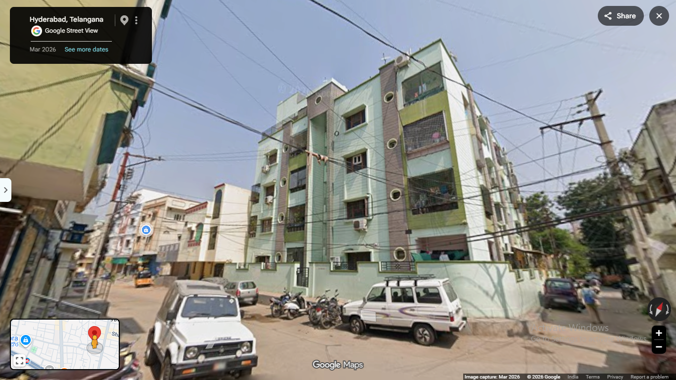 868 square feet Flat for sale in sai ram towers, moosarambagh Hyderabad — photo 4