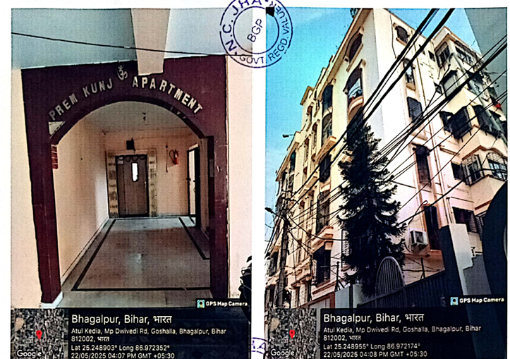 850 square feet Flat for sale in PREM KUNJ APARTMENT, Bhagalpur