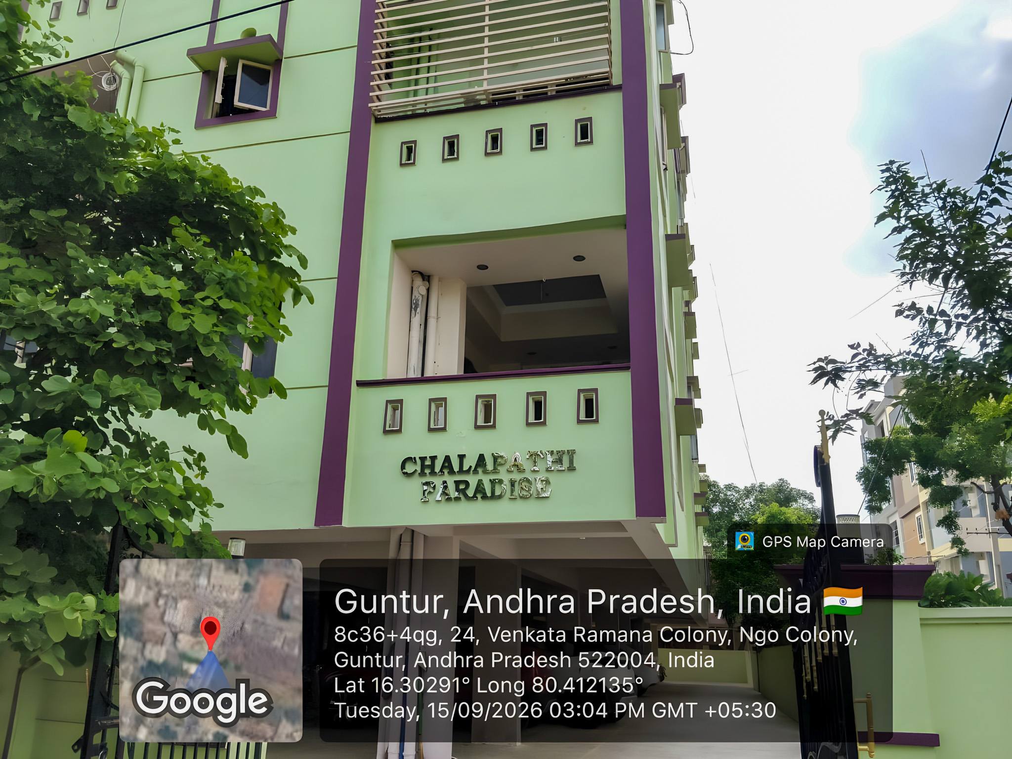 2 BHK Flat for sale in CHALAPATHY PARADISE, Venkata Ramana Colony 3rd Line Guntur — photo 3