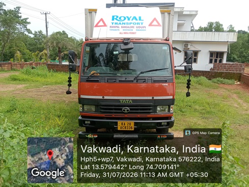 2025 Tata 1212 LPT HSD Truck 76000 km less than 1 year for sale in Kenstone Yard Kumbhashi Karkala — photo 1