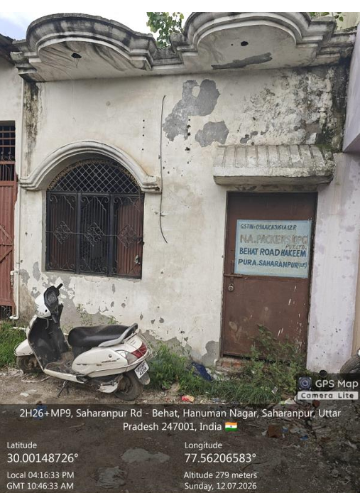 319.67 square meter Industrial Plot with Factory Building for sale in Saharanpur