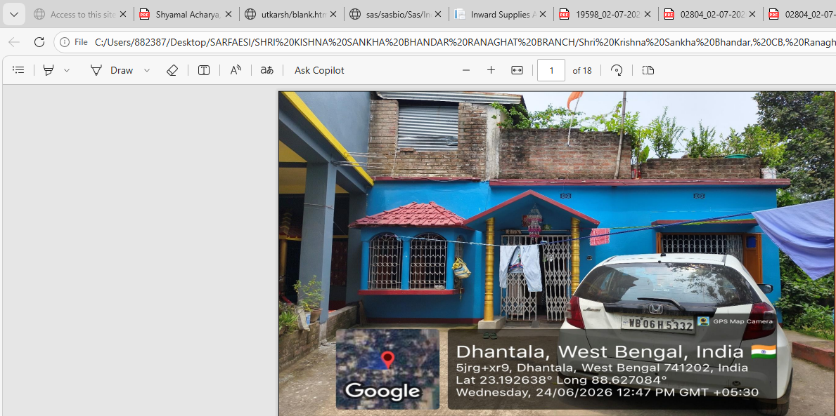 698 square feet Individual House for sale in Ranaghat — photo 1
