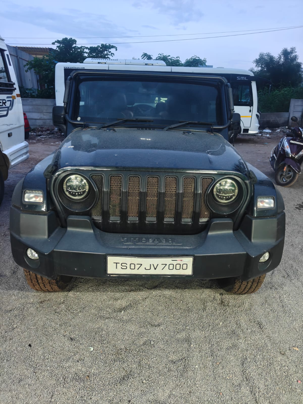 MAHINDRA THAR LX D AT 4WD HT BSVI DIESEL COLOUR: NAPOLI for sale in Hyderabad — photo 1