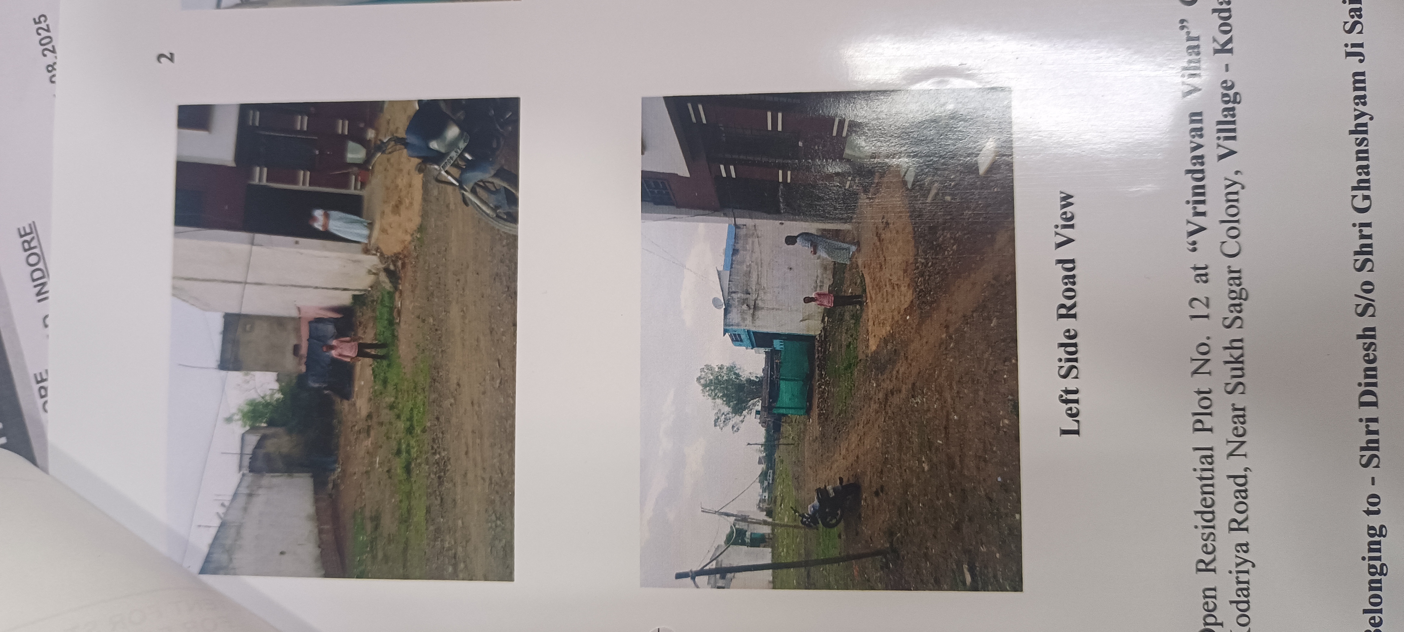 712.5 square feet Plot for sale in Vrindavan Vihar Colony Village Kodariya Mhow Indore Dr Ambedkar Nagar — photo 3