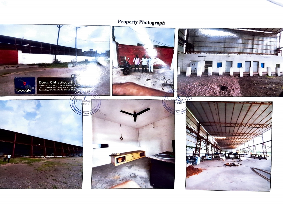 34432 square feet Industrial Plot with Factory Building for sale in Industrial Growth Centre Borai Industrial Growth Centre Borai — photo 1