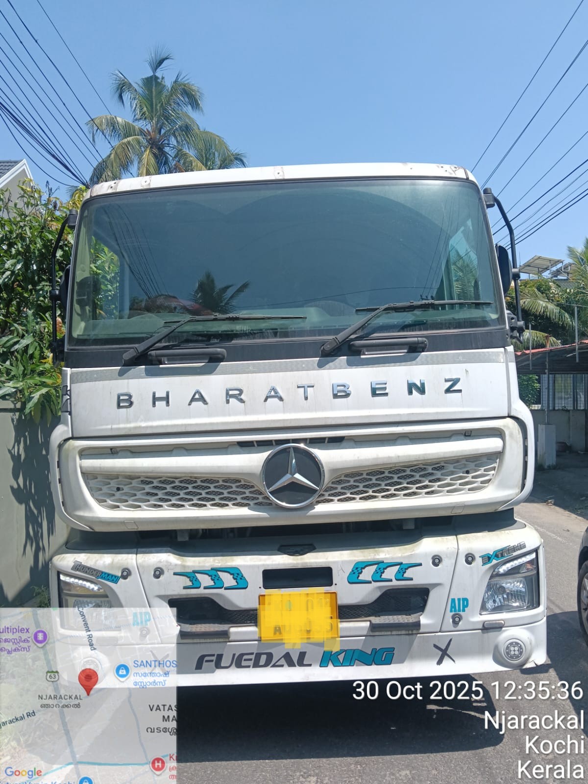 BHARATH BENZ 3526 BSVI 8X2 (HEAVY COMMERCIAL VEHICLE) for sale in BANK OF BARODA , A M ROAD PERUMBAVOOR BRANCH, ERNAKULAM Perumbavoor — photo 1