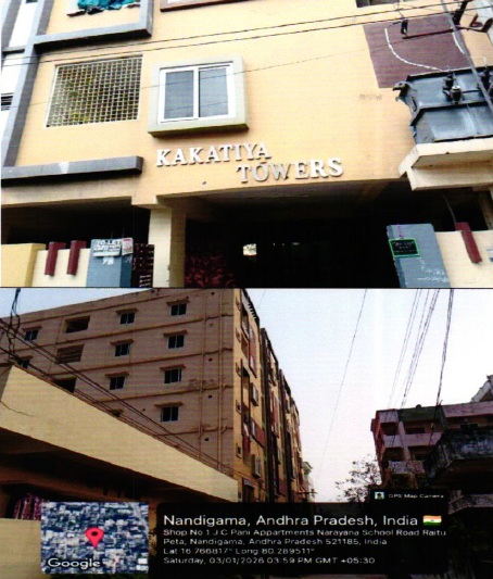 2 BHK Flat for sale in KAKATIYA TOWERS 2, Nandigama — photo 1