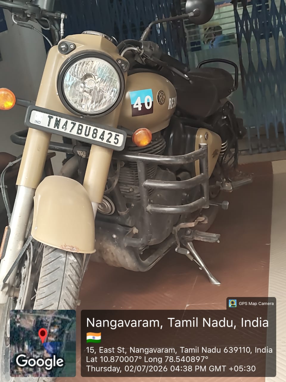 2022 Royal Enfield Classic 350 Signals Motorcycle 62000 km 4 years for sale in Nangavaram branch Nangavaram — photo 1