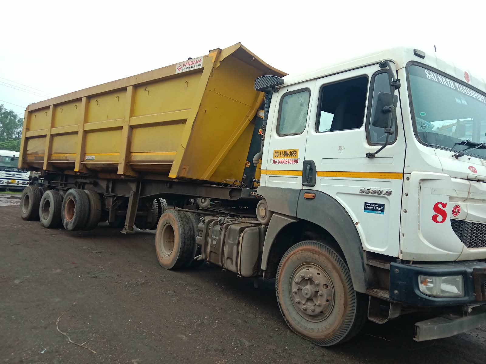 2024 Tata Signa 5530.S 4x2 Standard Trailer 300000 km 2 years for sale in Hightech Parking, opposite Durga Dharamkata, Beside Flipkart Best Price, Ring Road No-2, Bhanpuri, Raipur (C.G.) Raipur — photo 3