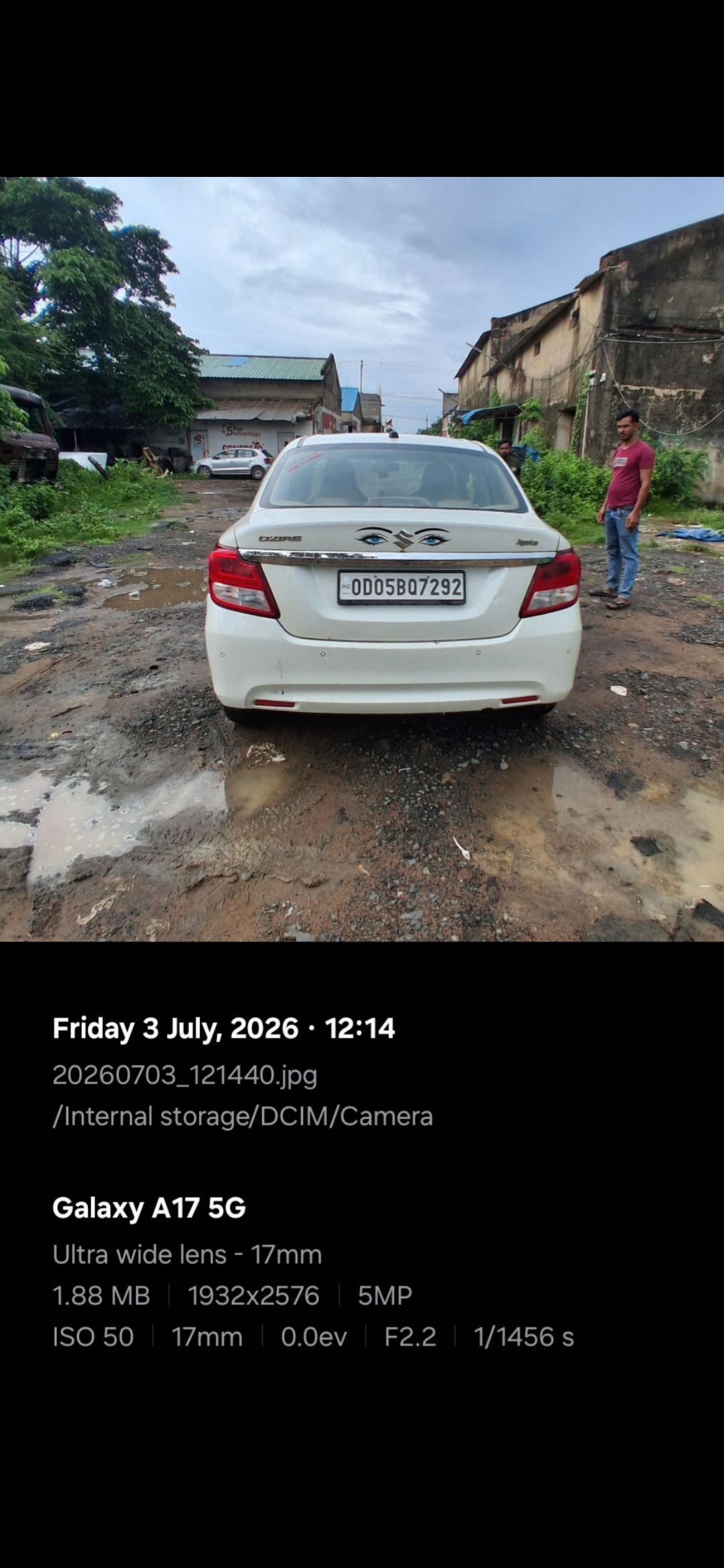 2023 Maruti Suzuki Tour S (Dzire) Petrol Compact sedan 98848 km 3 years for sale in ICHHAPUR Bhadrak — photo 4