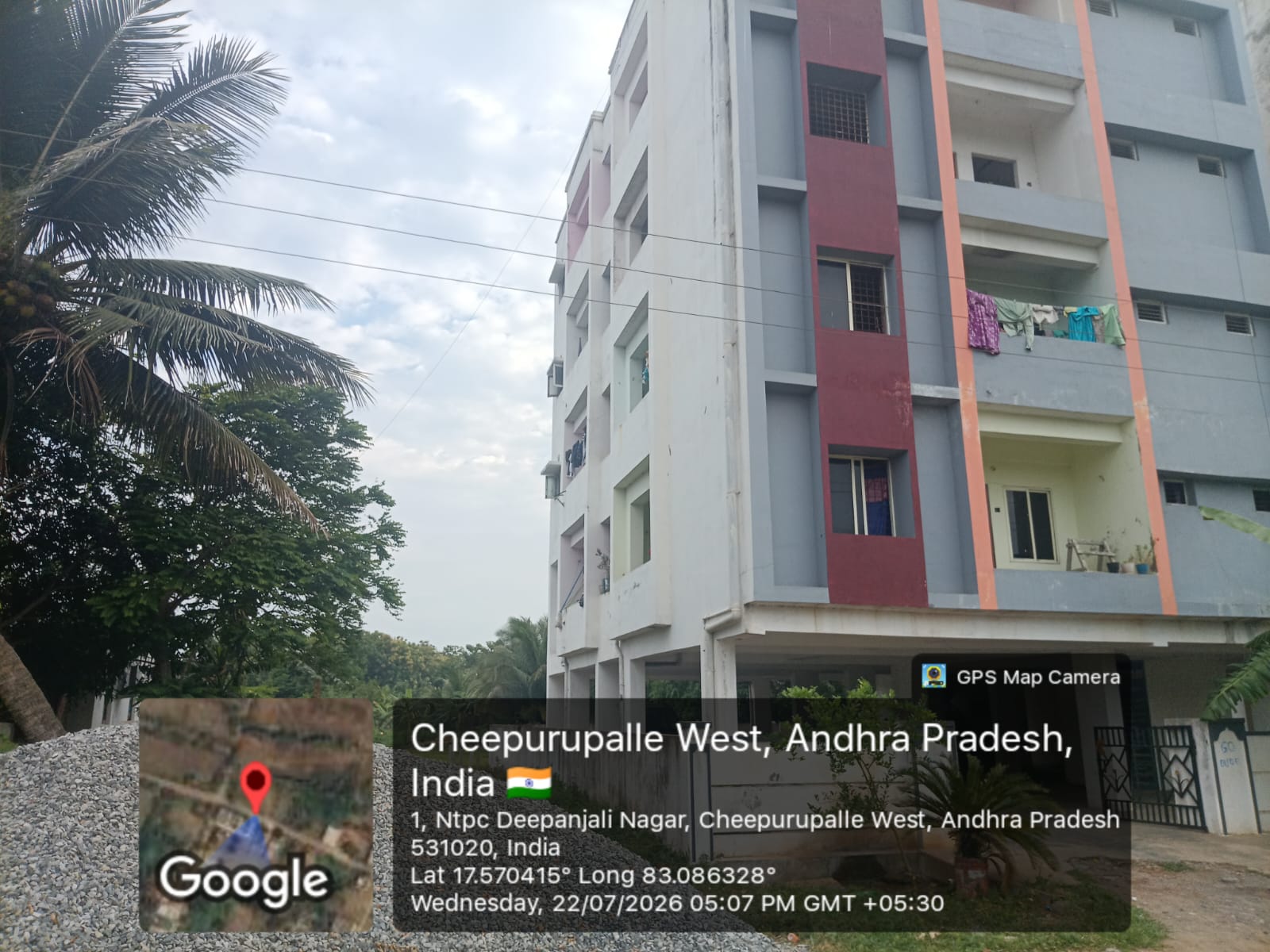 835 square feet Flat for sale in NTPC Simhadri Township — photo 1