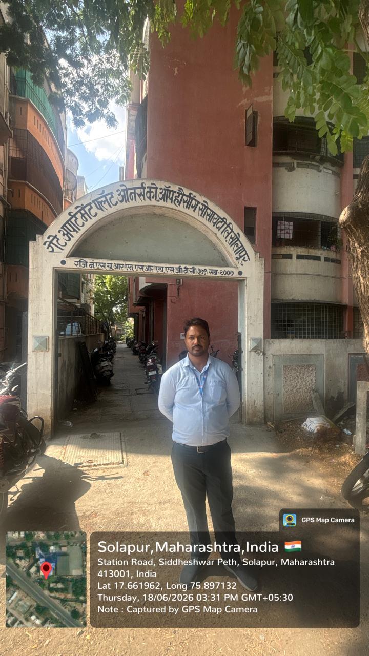 1 BHK Flat for sale in Rote apartment , Rote Apartment Railway lines Solapur Solapur — photo 1