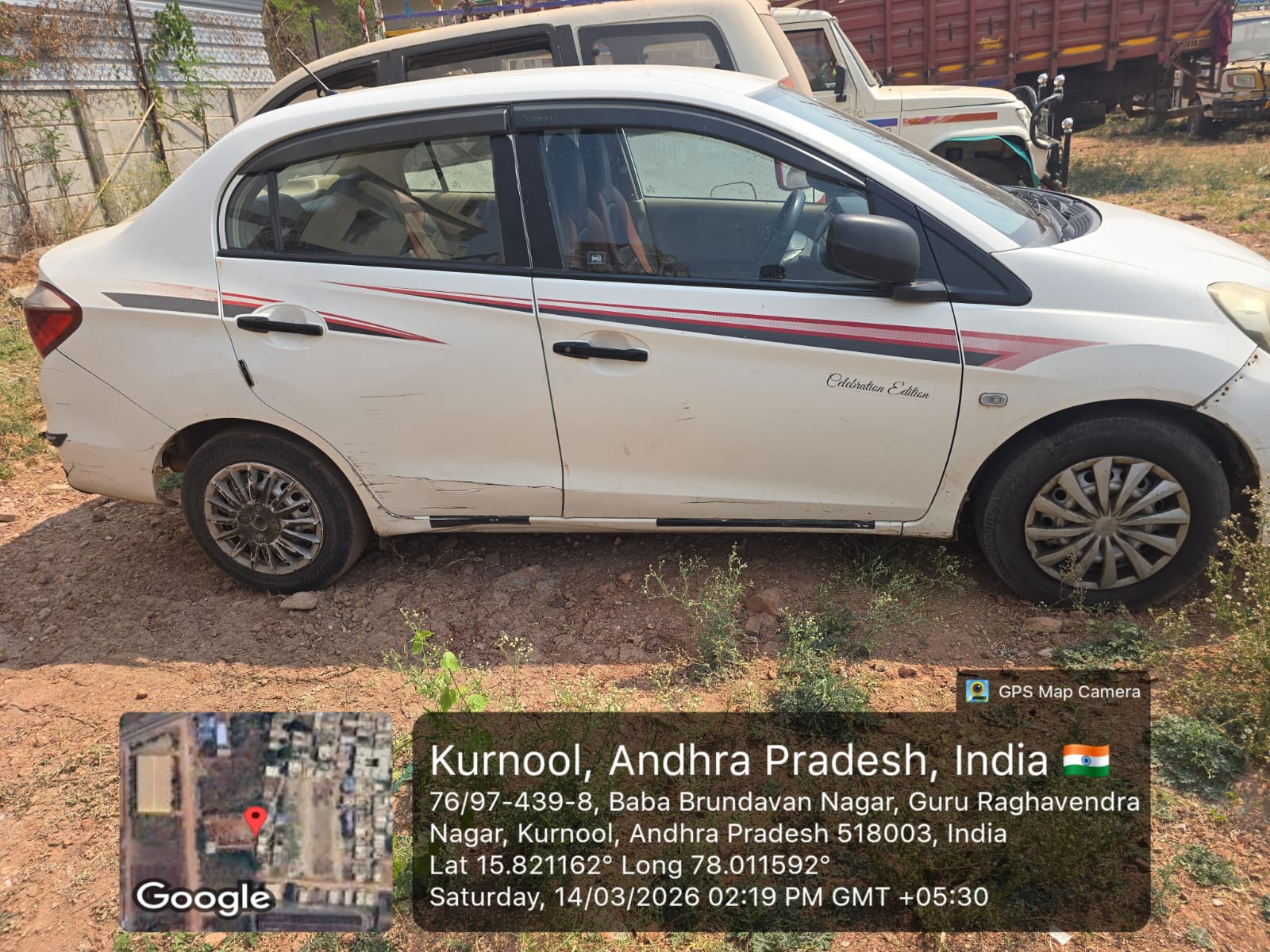 2017 Honda Amaze 1.5 E MT Diesel Compact sedan 280000 km 8 years for sale in RAMAKRISHNA AUTO PARKING YARD Kurnool