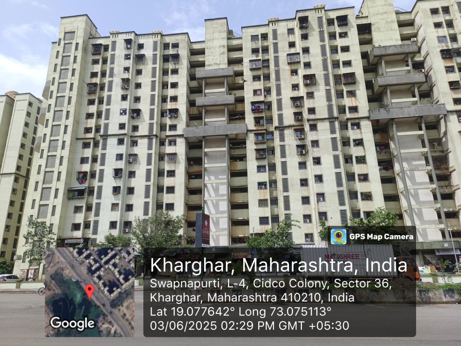 Flat for sale in FL4054TH FLR BUILDING NO L4 SWAPNPOORTI HSGSCHEME SECTOR 36 CIDCO COLONY KHARGHAR NAVI MUMBAI 410210 Navi Mumbai — photo 1