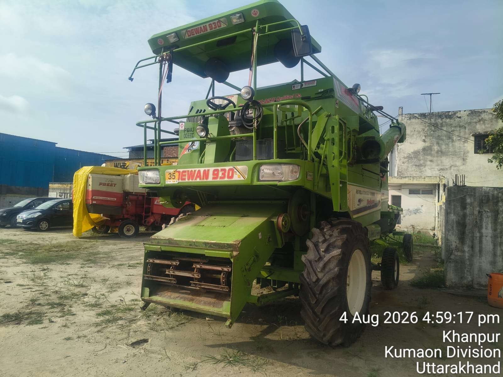 Combine Harvester Make DEWAN 930 for sale in Kashipur Mahua Kheraganj — photo 8