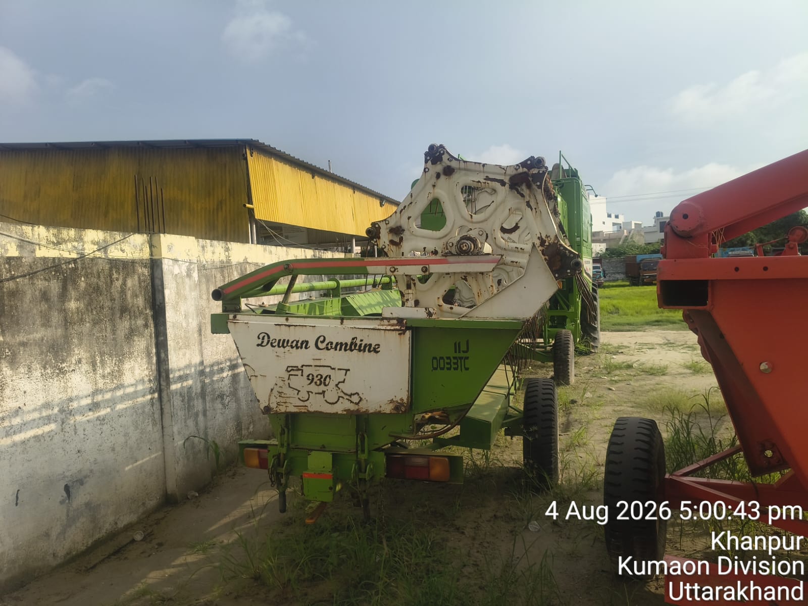 Combine Harvester Make DEWAN 930 for sale in Kashipur Mahua Kheraganj — photo 3