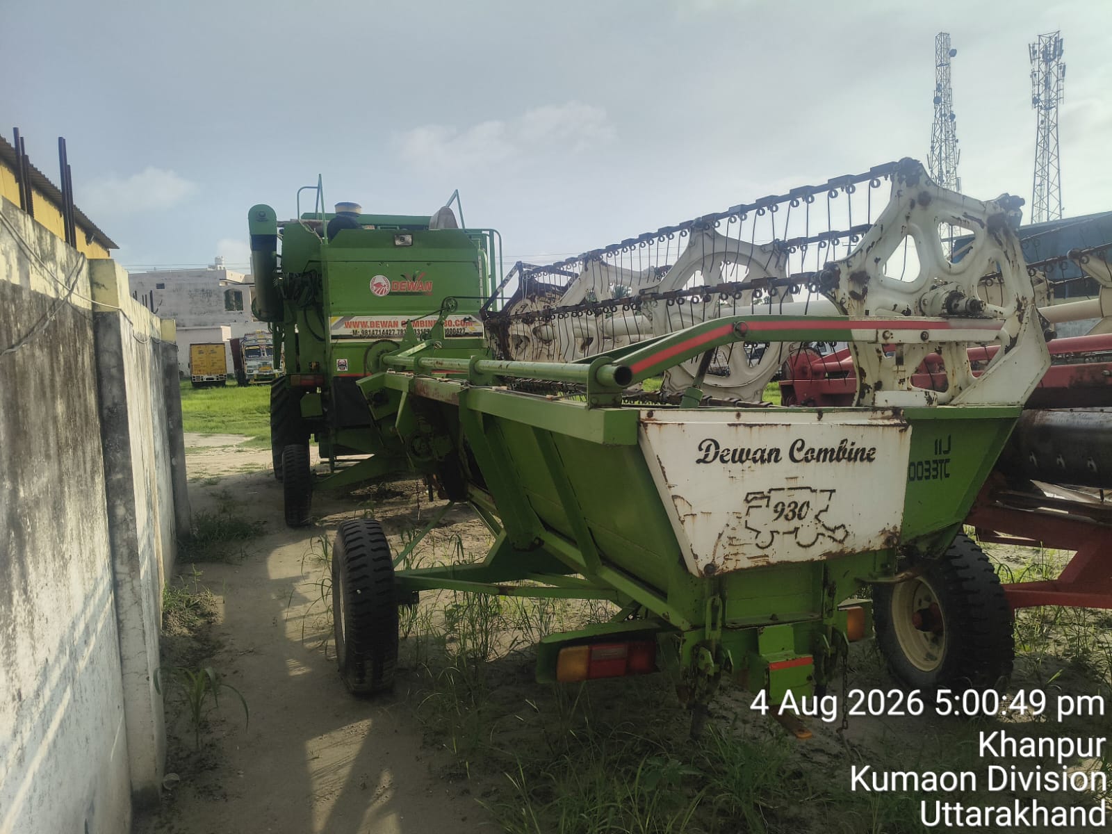 Combine Harvester Make DEWAN 930 for sale in Kashipur Mahua Kheraganj — photo 4