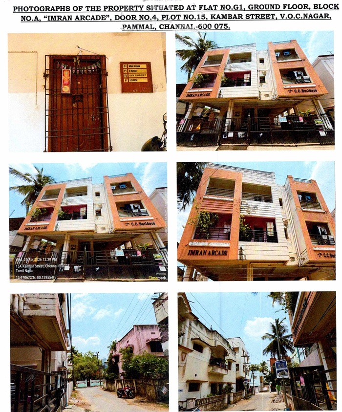 2 BHK Flat for sale in IMRAN ARCADE, PAMMAL Chennai — photo 2