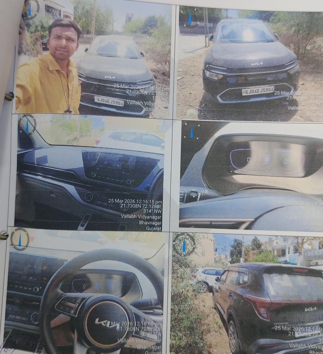 2024 Kia Carens Premium MPV 34116 km 2 years for sale in KALIYABID Bhavnagar — photo 5