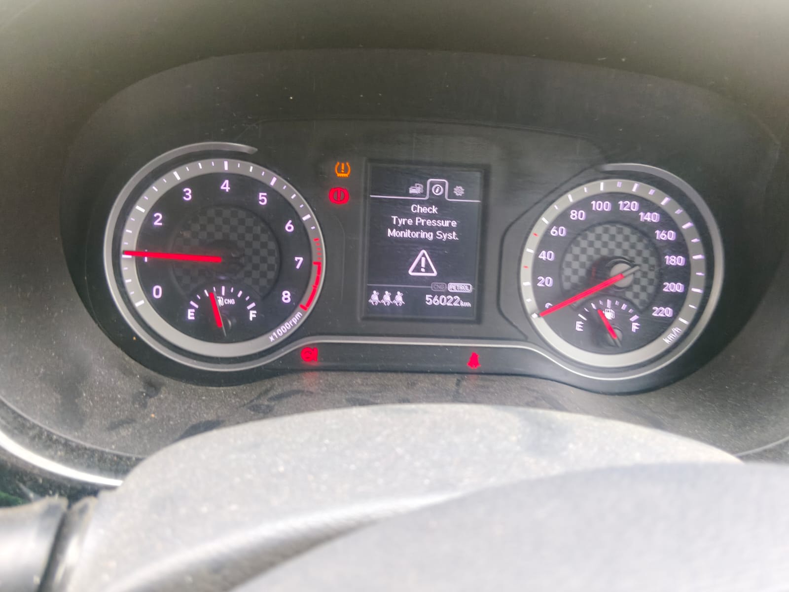 2023 Hyundai Aura SX Plus CNG Sedan 56002 km 3 years for sale in KALIYABID Bhavnagar — photo 2