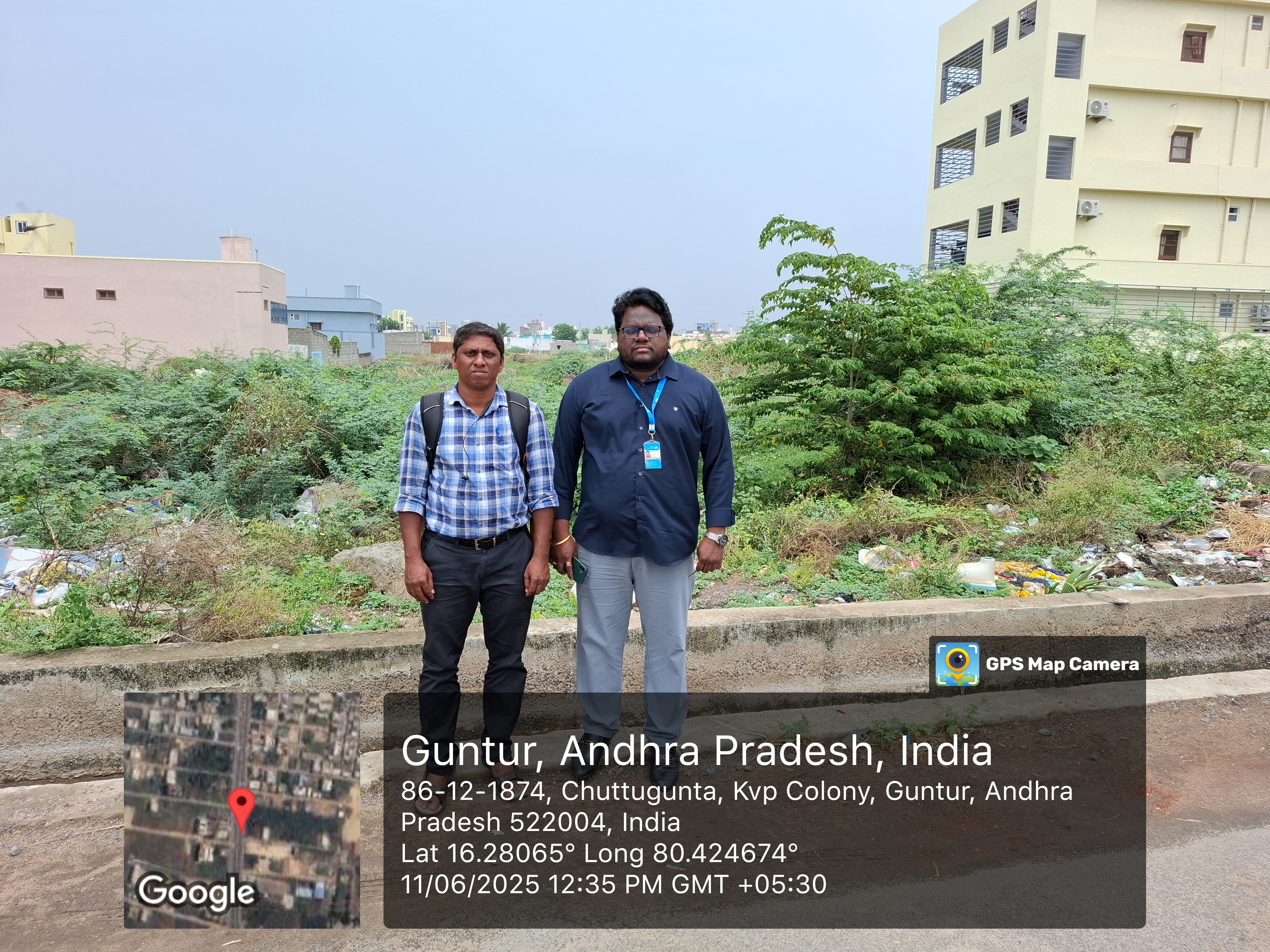 Plot for sale in LALPURAM MAIN ROAD R AGRAHARAM AREA GUNTUR MUNICIPAL CORPORATION Guntur