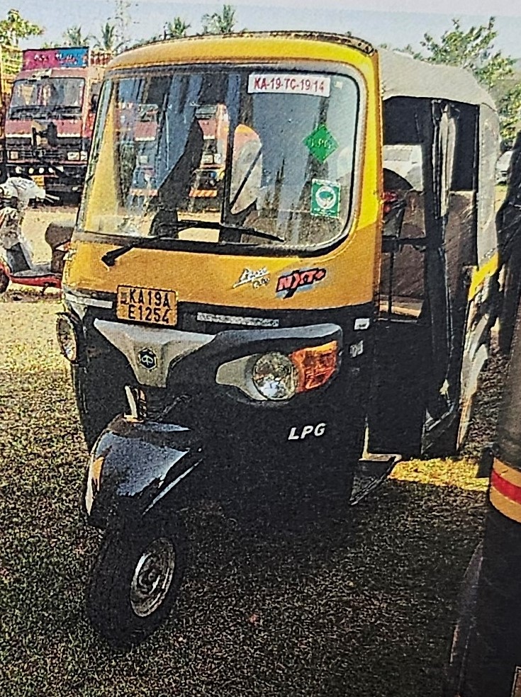 PIAGGIO APE CITY NXT+LPG OBD2A BSVI AUTORIKSHAW WITH REG NO KA 19 AE 1254 for sale in JEPPINAMOGARU Adyar — photo 1