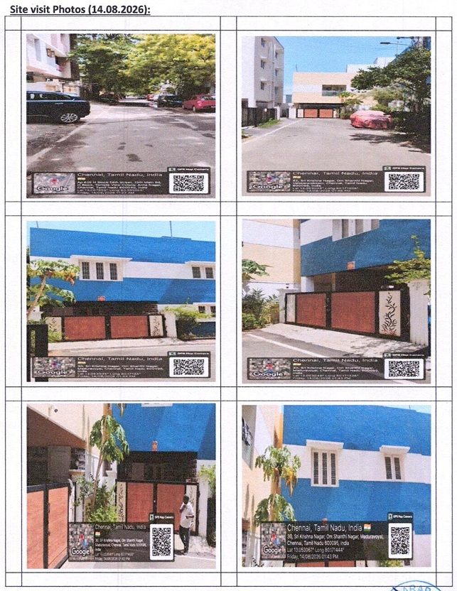 900 square feet Individual House for sale in MADURAVOYAL Chennai