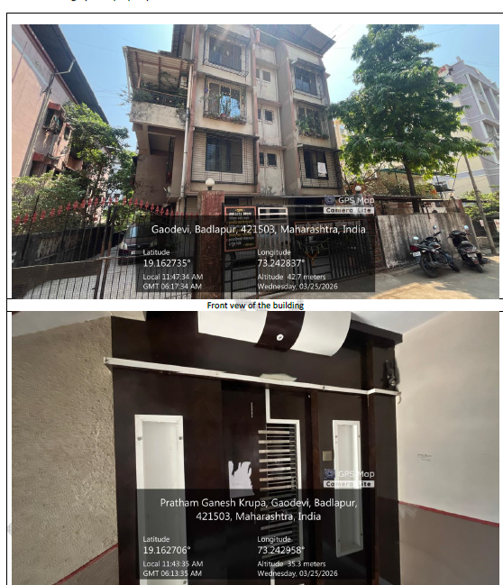 1060 square feet Flat for sale in Badlapur