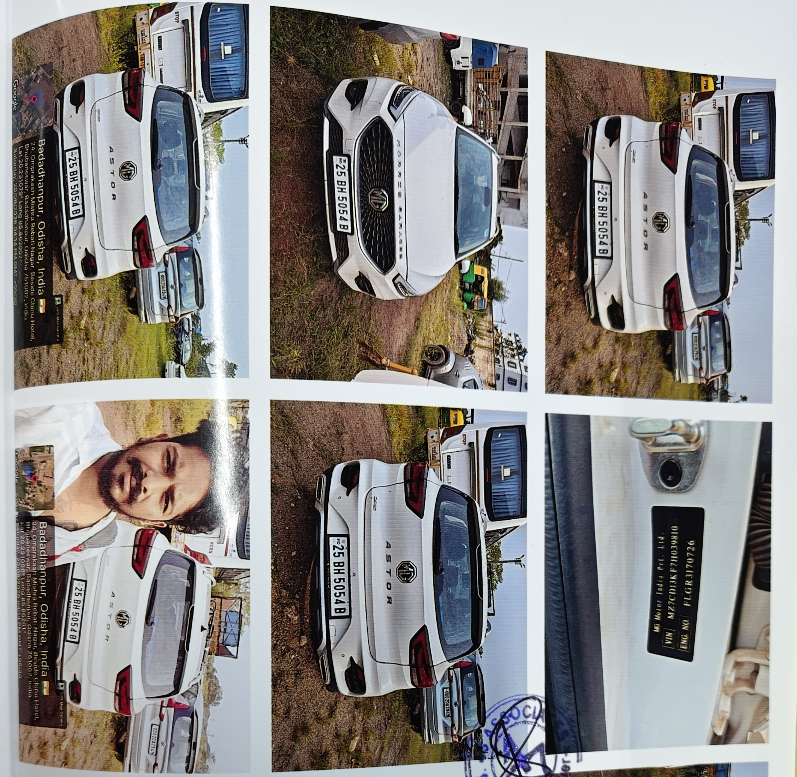 2025 MG Astor Select SUV 24717 km 1 year for sale in SAMIL Nuapatna — photo 2