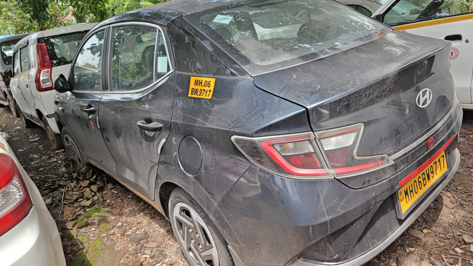 2023 Hyundai Aura S 1.2 Petrol MT Sedan 103026 km 2 years for sale in ESHWARI ENTERPRISES Navi Mumbai — photo 2