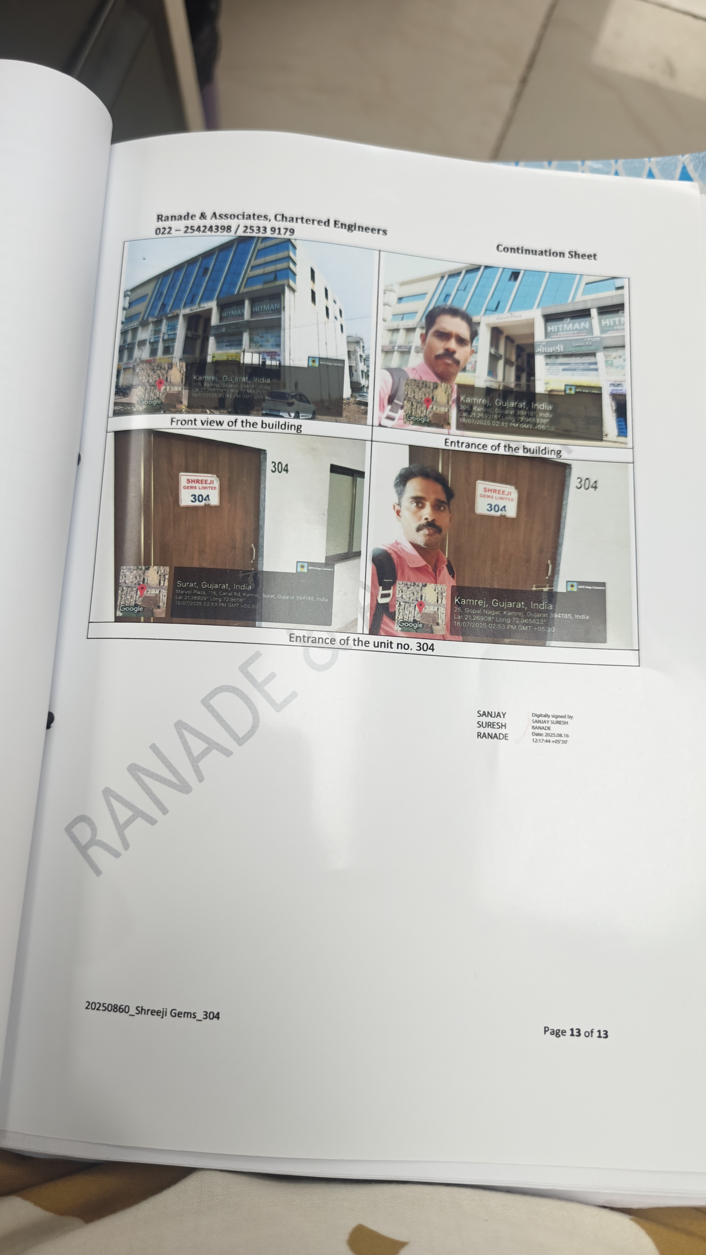 1015.2 square feet Office for sale in Village Kamrej, District Surat Surat
