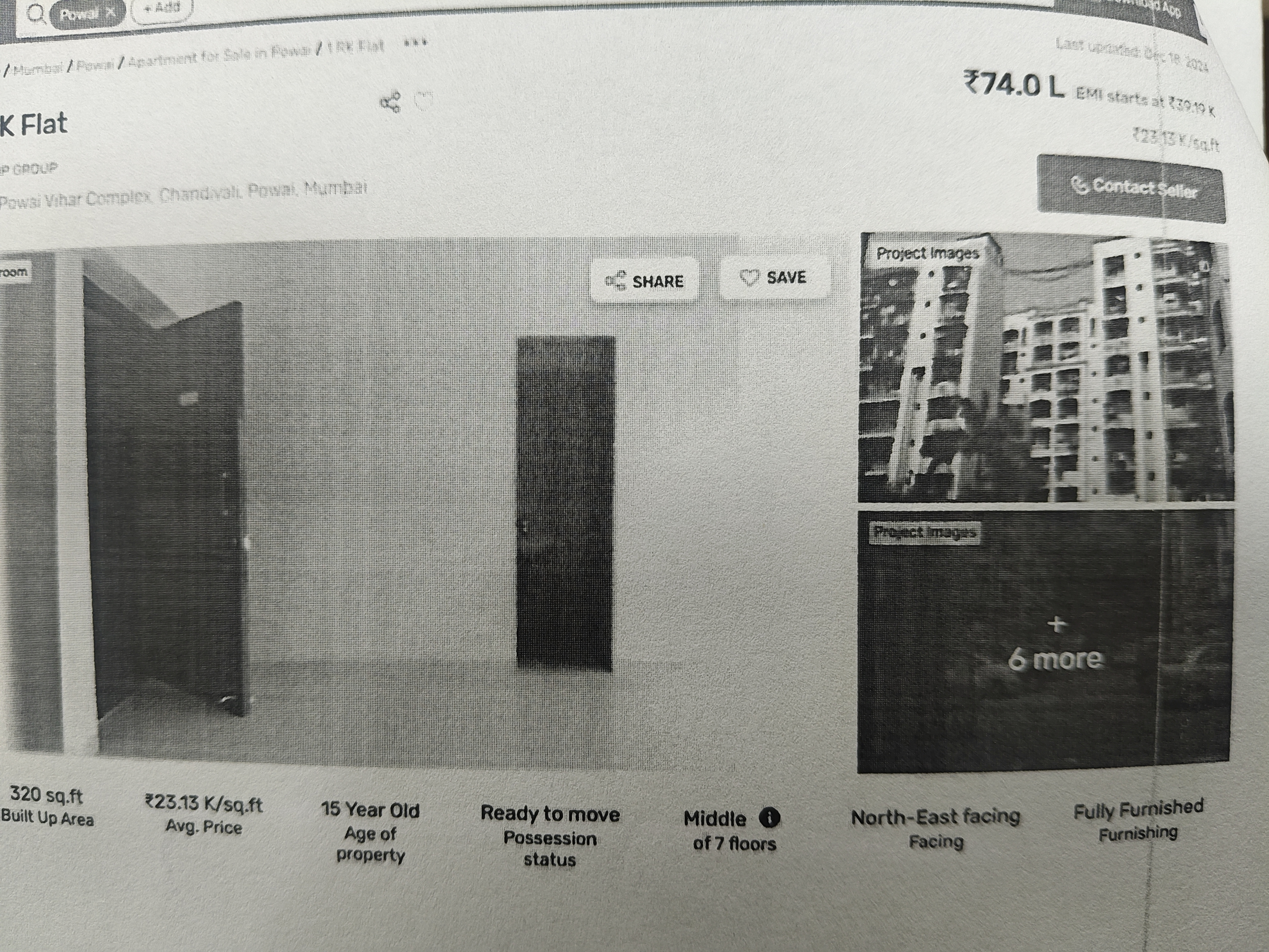 225 square feet Flat for sale in Mumbai — photo 2