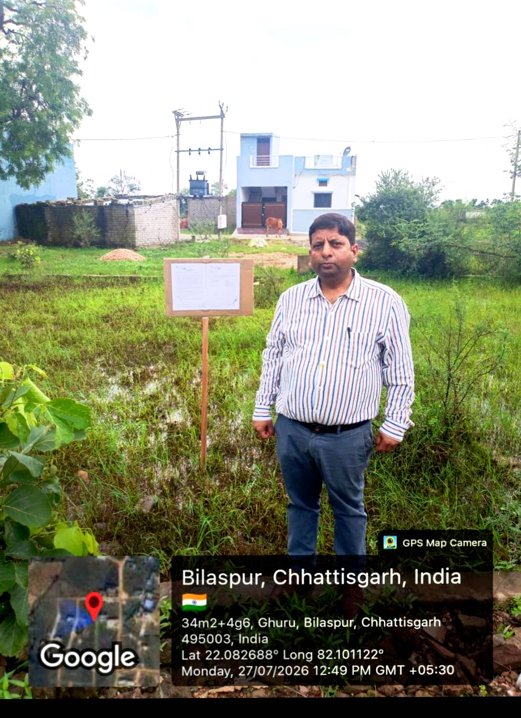 1200 square feet Plot for sale in Sakri, Vikaskhand and Tehsil Takhatpur, Dist Bilaspur, CG Bilaspur