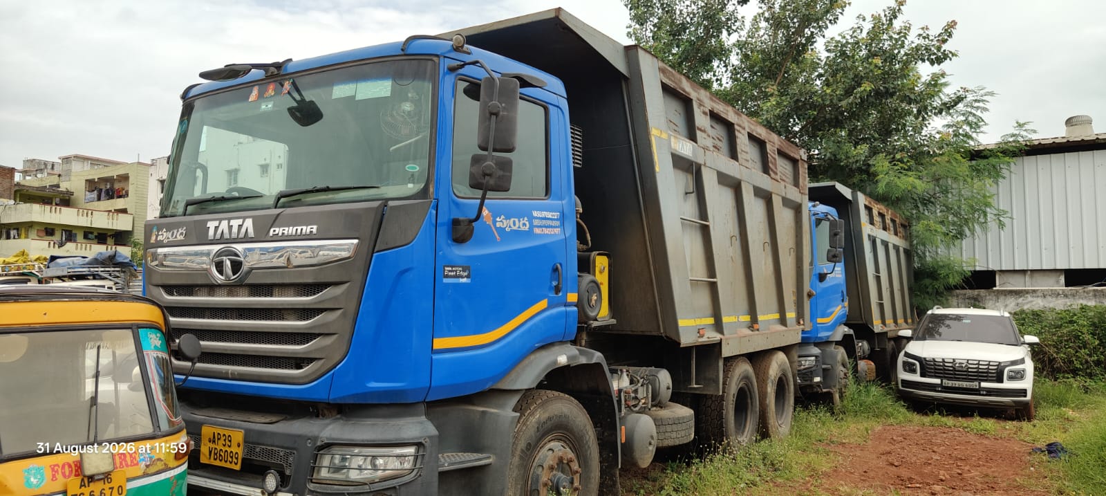 2023 Tata Prima 2830.K Standard Tipper 57689 km 3 years for sale in VENKAT YARD, PRASADAMPADU Vijayawada