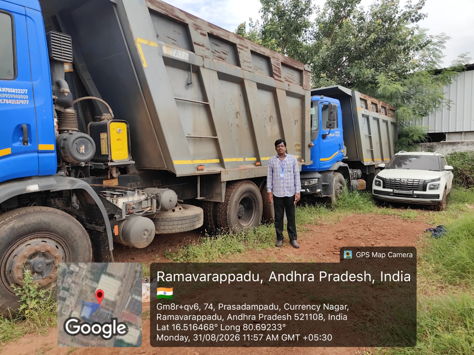 2023 Tata Prima 2830.K Standard Tipper 57689 km 3 years for sale in VENKAT YARD, PRASADAMPADU Vijayawada — photo 2