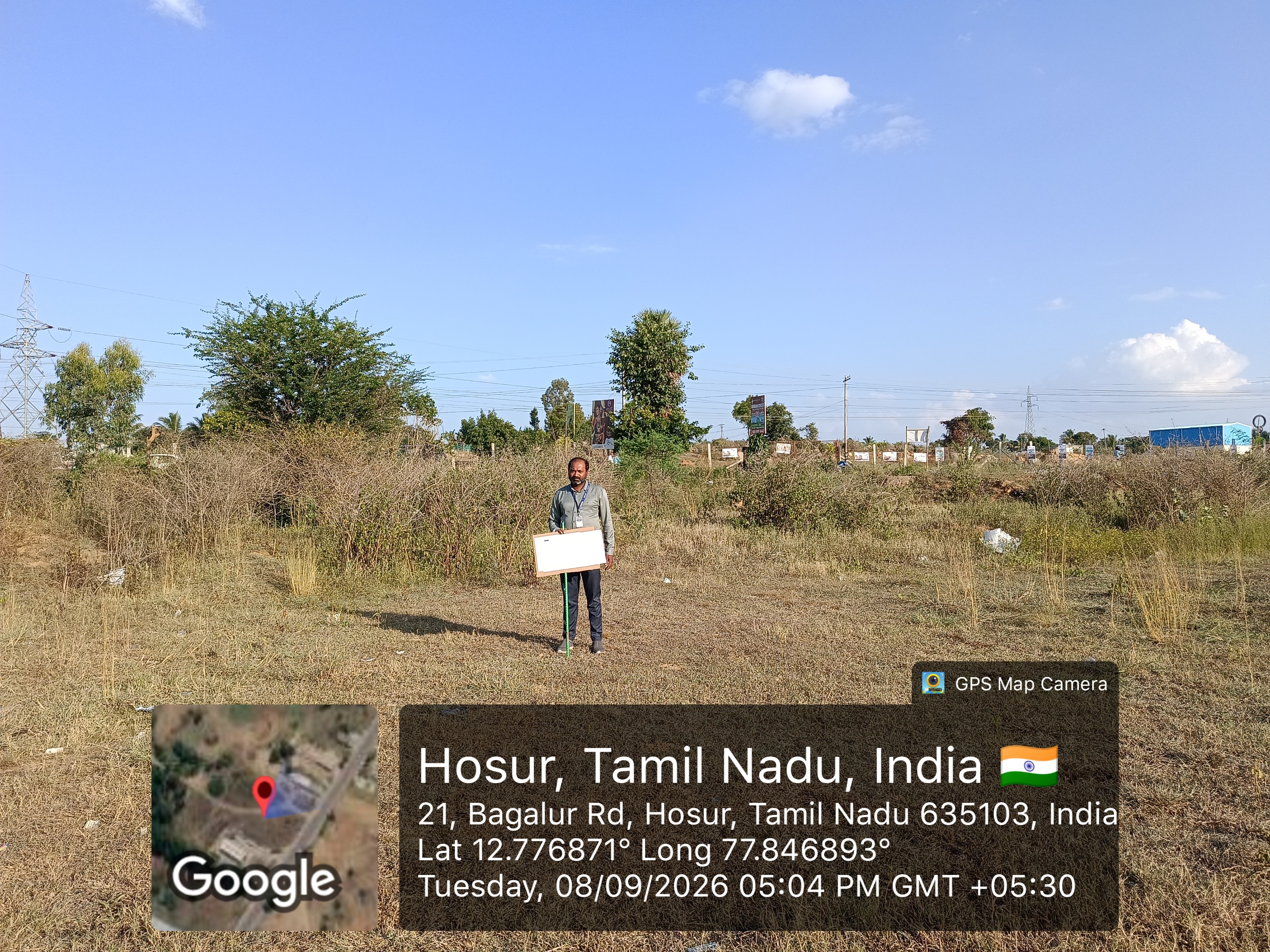 16877.95 square feet Plot for sale in Hosur