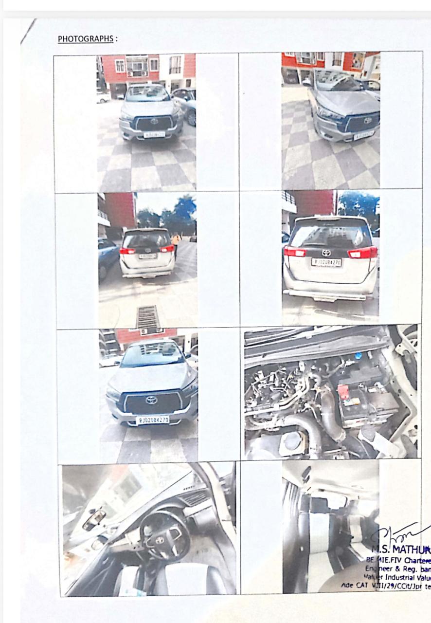 2024 Toyota Innova Crysta VX 7 Seater MUV 100000 km 2 years for sale in MANSA ASSOCIATE Sariska — photo 1