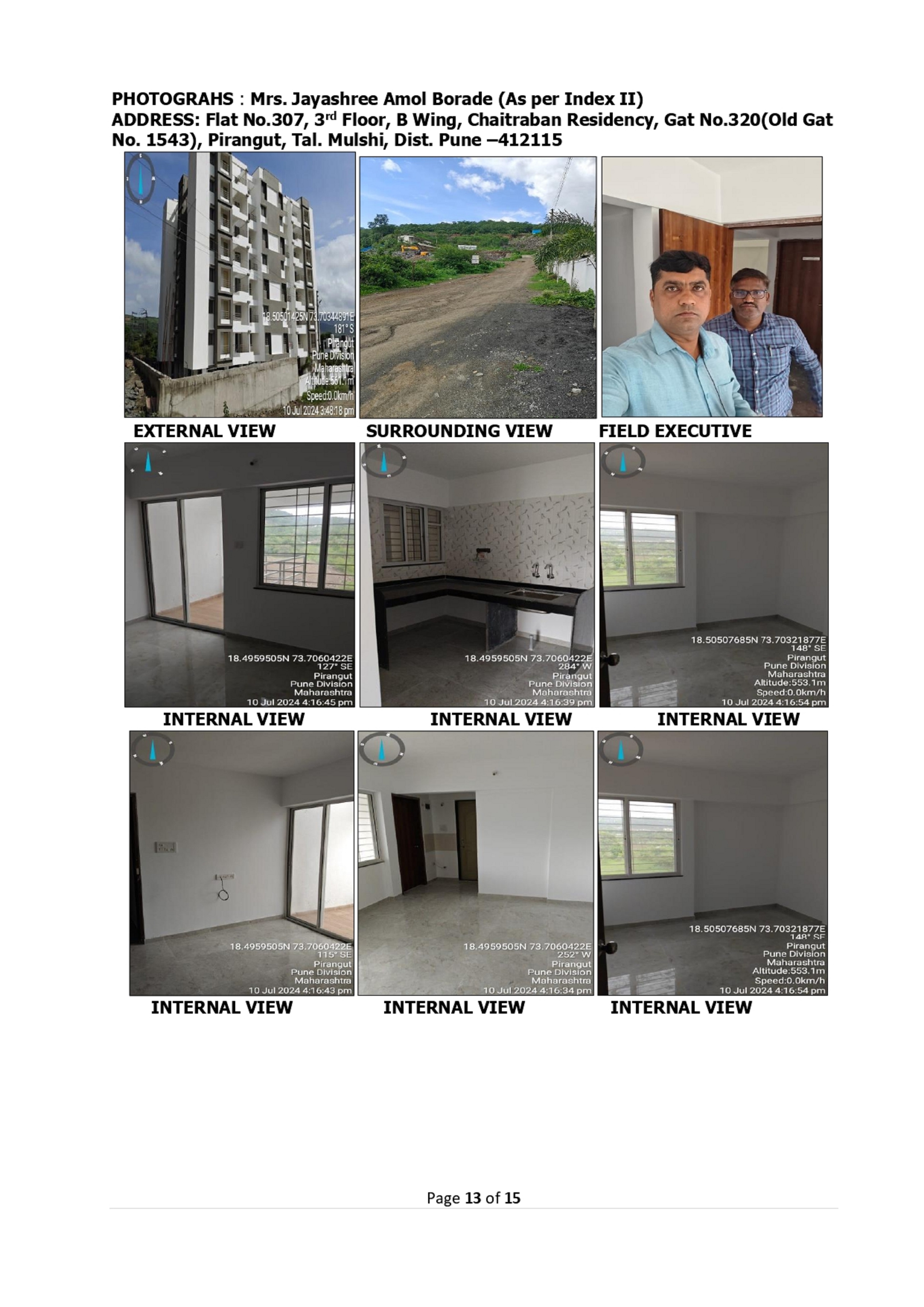 Flat for sale in Gut No 320 (Old Gat No. 1543), situated at At post Pirangut, Pirangut — photo 1