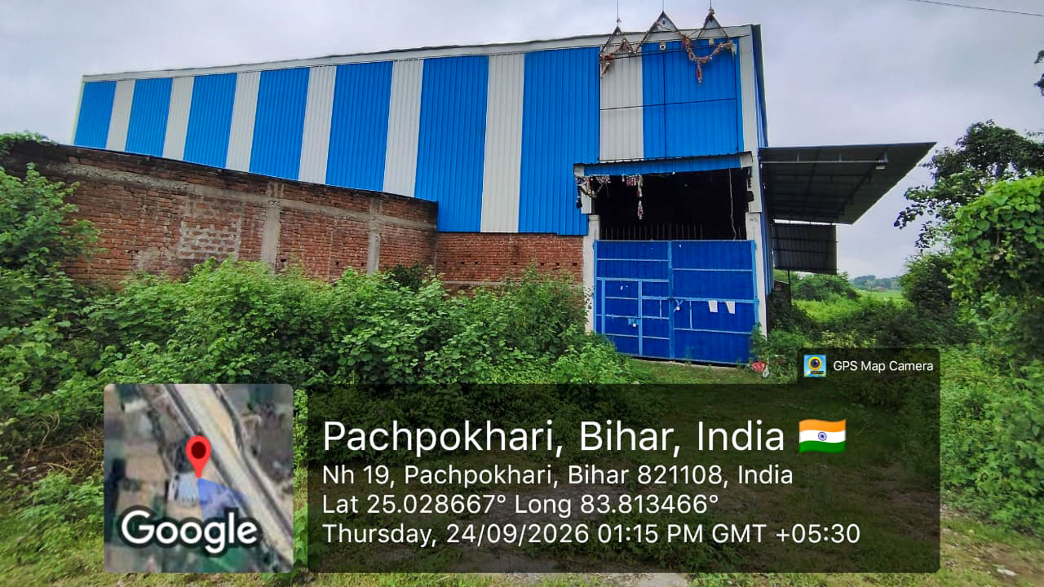 Industrial Plot with Factory Building for sale in Pachpokhari, Kudra Kudra — photo 1